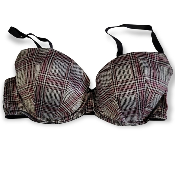 VICTORIA'S Secret Dream Angels Push-Up Bra Plaid | size 32DD - Picture 1 of 4